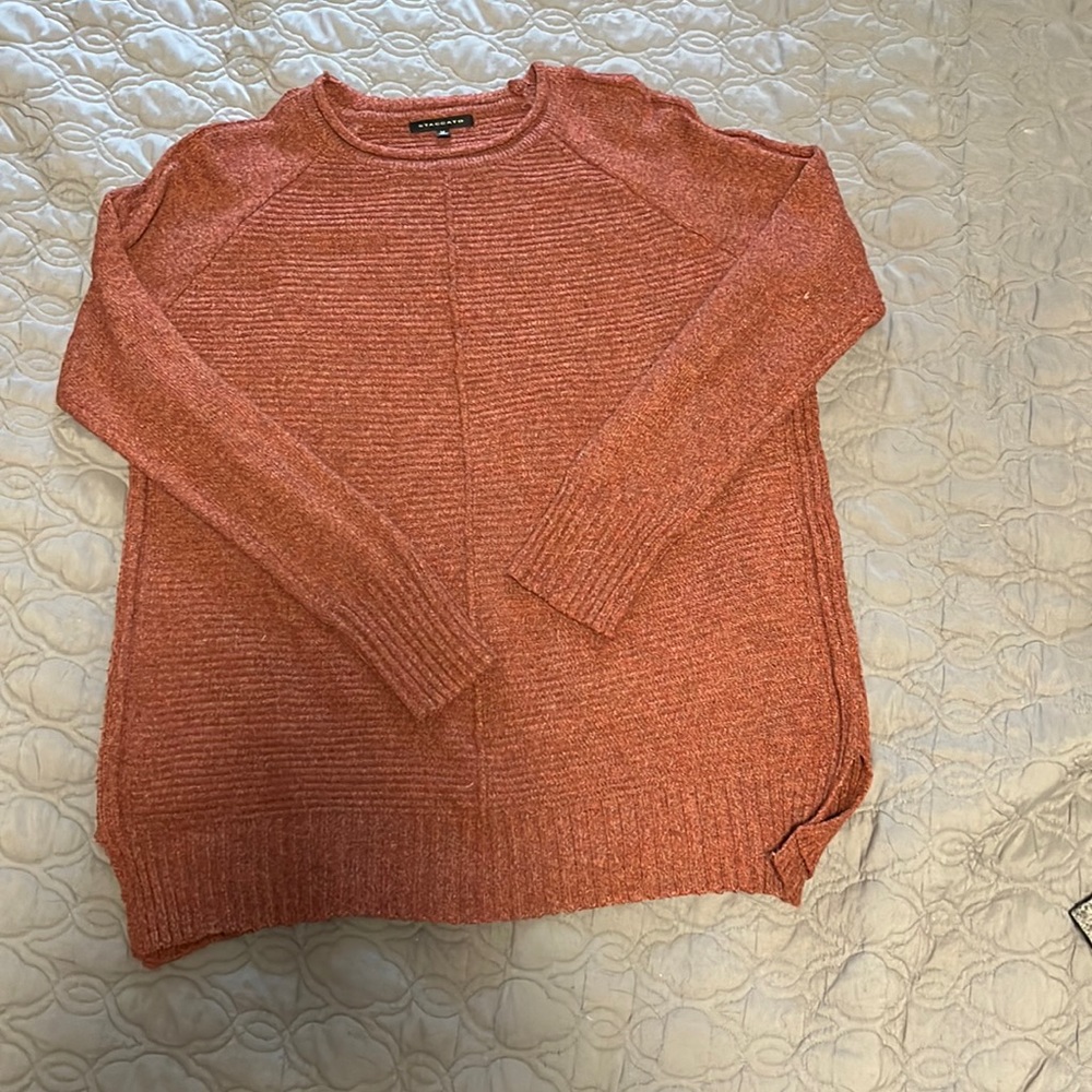 Super soft sweater, reddish brown color